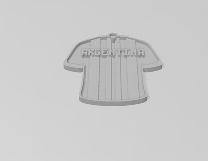 argentina nazionale squadra chiave squillare vari t shirt selezione 3d print model - Mito3D
