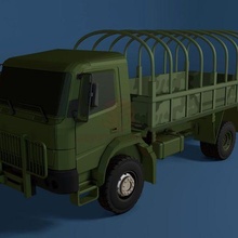 argentin armée camion ornement art soldat guerre arme combat Argentine Mercevez benz malvinas voiture transport 3d 3d print model - Mito3D