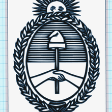 escudo nacional de armas varios argentina el 3d print model - Mito3D