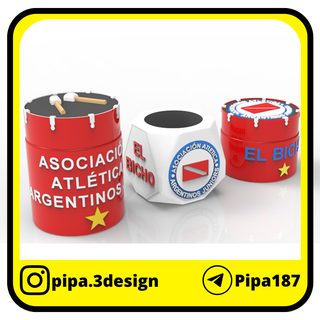 argentinos jrs compañero conjunto calabaza juniors yerbero azúcar molino yerba fútbol 3d print model - Mito3D
