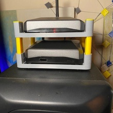 argon pi durum kılıf istiflenebilir küme raflar gadget Ahududu raf 3d print model - Mito3D