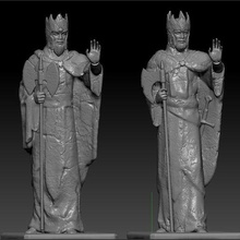 argonath pilastro re arte signore anelli statua compagnia squillare isildur anarion fantasia 3d print model - Mito3D