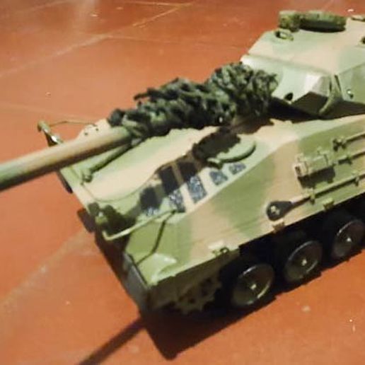 argrntino medio tanque tam réplica 3D print model - Mito3D