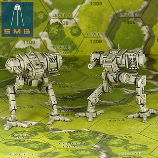litigare pacco scifi spazio gioco guerra mech americano mecha 6mm battletech giocattolo tavolo robot 3d print model - Mito3D
