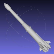 ariane 1 rocket model 3d-printing miniature vehicle spaceflight spacecraft esa ariane-1 arianespace 3d print model - Mito3D