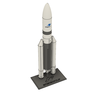 Ariane 5 amovible modules esa fusée fusible 3d print model - Mito3D