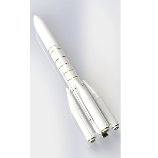 ariane 6 verschiedene Rakete launcher ariane6 kourou cnes 3D print model - Mito3D