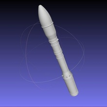arianespace asi esa vega rocket printable miniature 3d-printing vehicle spaceflight spacecraft 3d print model - Mito3D