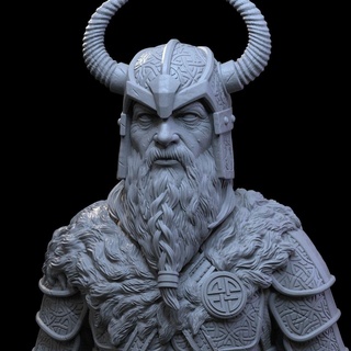 aric king - nordic fantasy 3dprint stl dragon printable miniature creature 3d print model - Mito3D