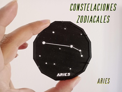 Aries zodiacal proyecciones 3d print model - Mito3D