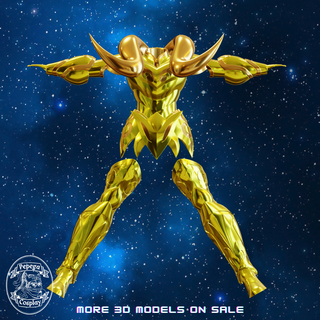 Aries mu Santo seiya completo armadura stl 3d impresión expediente cosplay zodíaco caballeros zodiaco oro casco nerd 3d print model - Mito3D