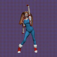 arina makihara waku 7 girl figure statue 3d print model - Mito3D