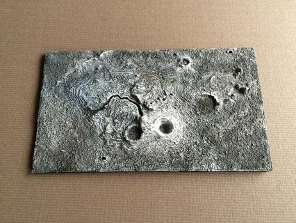 aristarchus plateau moon crater nasa topography sculptures 3d print model - Mito3D