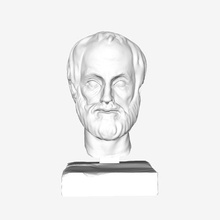 Aristoteles louvre paris sanat muse du Müzesi Fransa 3d print model - Mito3D