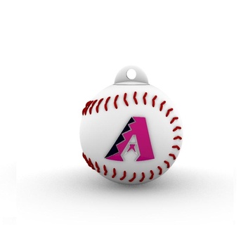 arizona Diamondbacks chaveiro recipiente tampa mlb chave anel 3d print model - Mito3D