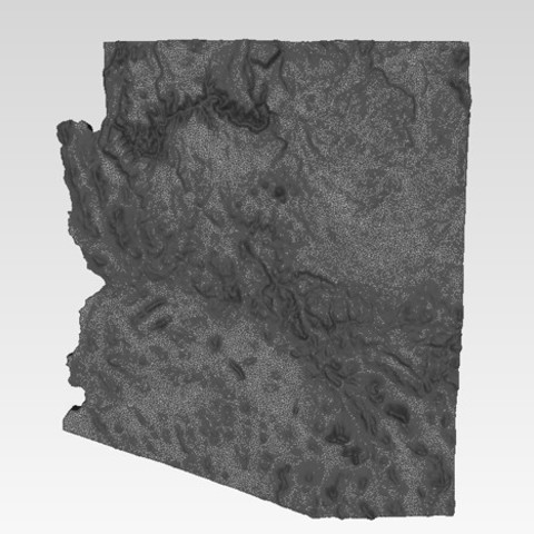 arizona terrain various learning 3D print model - Mito3D