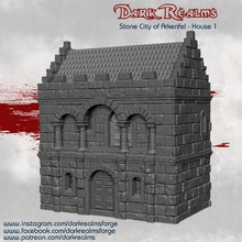 arkenfel house 1 game dungeons & dragons d&d rpg tabletop terrain 3d print model - Mito3D