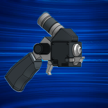 Arkham Caballero explosivo gel pistola juego batman 3d print model - Mito3D