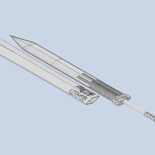 Arknights alacakaranlıkta kılıç oyun kılıf Kostüm oyunu oyuncak 3d print model - Mito3D