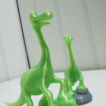 arlo standing rock various child children dinosaur disney good kid pixar stl 3d print model - Mito3D