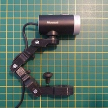 arm bracket microsoft lifecam cinema tool 3d printer accessories 3d print model - Mito3D