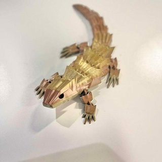 tatu lagarto articulado modelo animais 3d print model - Mito3D