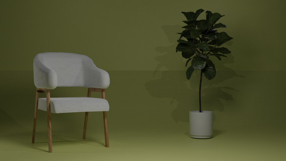 Sillón silla mueble clásico comodidad interior tela menaje 3d print model - Mito3D