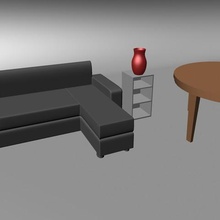 poltrona a casa peça de mobiliário sofá 3d print model - Mito3D