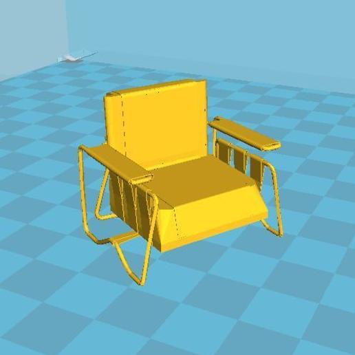 armchair various architecture art gadget model 3D print model - Mito3D