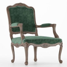 Sillón clásico 2 arquitectura silla mueble comodidad interior tela menaje furman Oxford 3d print model - Mito3D