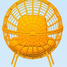 fauteuil la maison meubles 3d print model - Mito3D