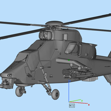 armé hélicoptère forces 3d print model - Mito3D