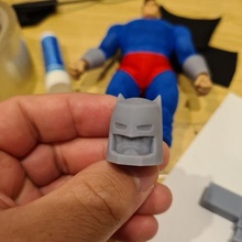 blindato Batman testa scolpire 3d print model - Mito3D