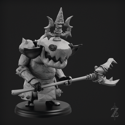 armored bokoblin zelda totk art tears of kingdom link ganon amiibo nintendo legend 3d print model - Mito3D