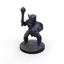 armored goblin 28mm miniature game army warband wargame wargames tabletop warhammer d&d warrior fantasy 32mm 3d print model - Mito3D