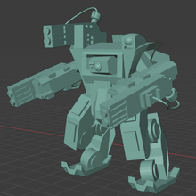 blindado peligro traje robot pistola volar tau pez personas crisis fusión rifle plasma lanzallamas industrial 3d print model - Mito3D