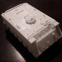 armored m113 ea game army argentina use tank 3d print model - Mito3D