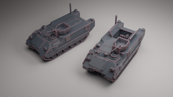 gepanzert multi purpose Fahrzeug us Armee Panzer Militär maßstabgetreues Modell Flugzeug Spielzeug Wargaming Miniatur 3d print model - Mito3D
