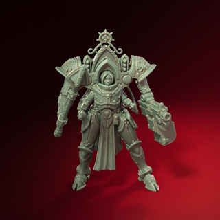 armored suit space nuns Game war hammer mini 28mm of sororitas followers paragon warsuits dreadnought marines 3d print model - Mito3D