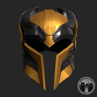 armored wolverine helmet cosplay wearable armor marvel concept 3d print 3d print model - Mito3D
