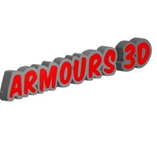 armaduras 3d conduziu placa decoração configuração jogos jogador 3dprinting 3d print model - Mito3D