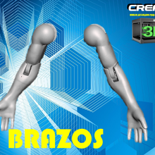 arms art figure 3d print model - Mito3D