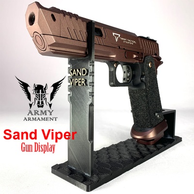 army armament sand viper tti combat master airsoft replica john wick 4 gun rack display handgun tabletop 3d print model - Mito3D