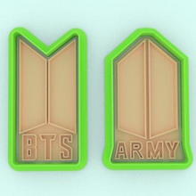 army bts cookie cutter army- bts army cookie cutter