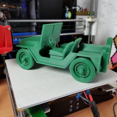 Armee-jeep verschiedene - Spielzeug auto 3D print model - Mito3D