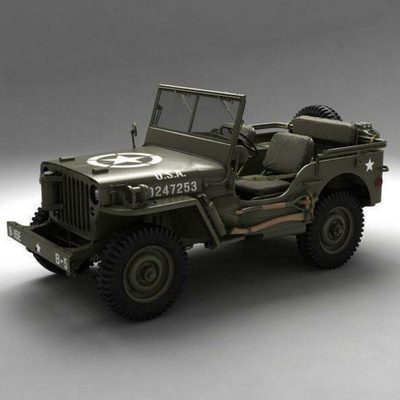 exército jipe jogos brinquedos vechikes rc rcv 3d print model - Mito3D