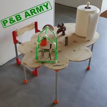 Armee Rohr-board home tube diy recovery Möbel Räumen der Bibliothek modular Haushalt Anschluss 3d print model - Mito3D