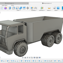 army truck toy lowpoly automobile car 3d print model - Mito3D