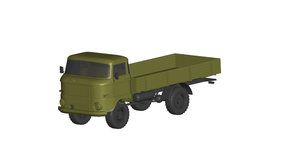 Ejército camión vehículo coche vehiculo vr 3d modelo virtual realidad meta metaverso ar aumentado 3d print model - Mito3D