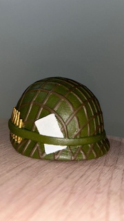 army gift pencil skull helmet military office command pen 3d print model - Mito3D